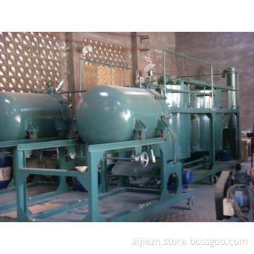 Black Motor Oil Purifier Machine
